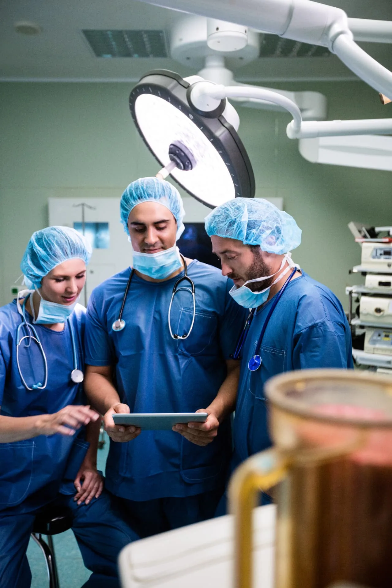 Equipe médica Promed em ambiente hospitalar